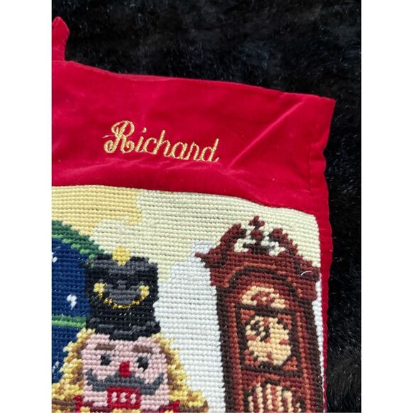 LILLIAN VERNON CHRISTMAS HOLIDAY NUTCRACKER STOCKING 17
